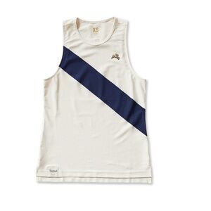 Tracksmith Womens Van Cortlandt Singlet Ivory & Maroon